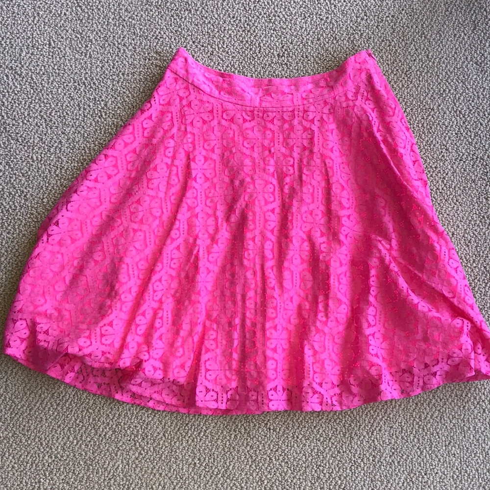 Lilly Pulitzer lace skirt